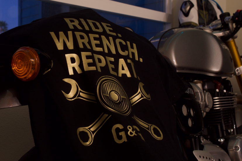 "Wrench,Ride,Repeat."